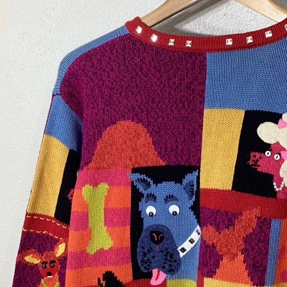 Susan Bristol Colorful Patchwork Cardigan - Picture 6 of 16